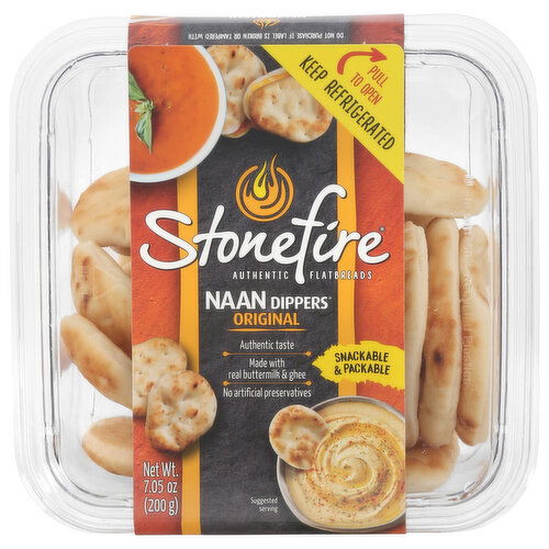 Stonefire Naan Dippers Flatbreads, Original