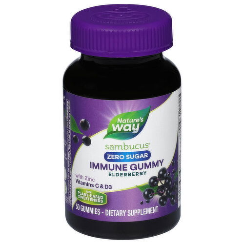 Nature's Way Immune Gummy, Sambucus, Elderberry, Gummies