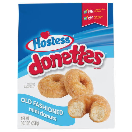 Hostess Donettes Donuts, Mini, Old Fashioned