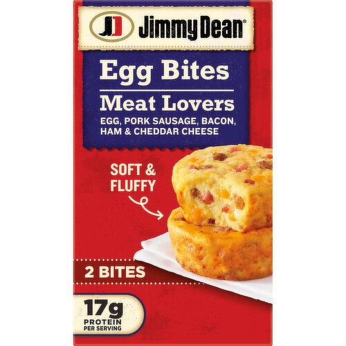 Jimmy Dean Egg Bites Meat Lovers Frozen Breakfast