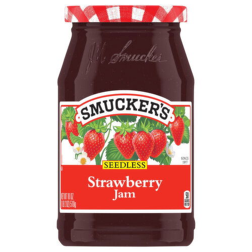 Smucker's Jam, Seedless, Strawberry