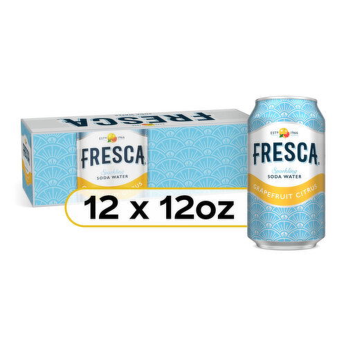 Fresca  Grapefruit Citrus Sparkling Soda Water