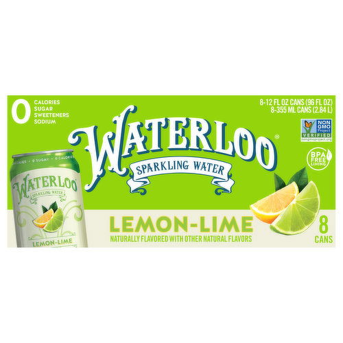 Waterloo Sparkling Water, Lemon-Lime