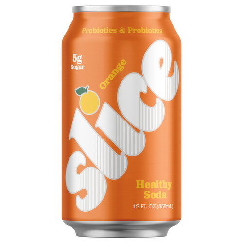 Slice Healthy Soda, Orange