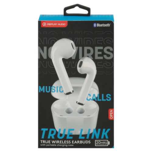 Replay Audio Earbuds, True Wireless, Bluetooth