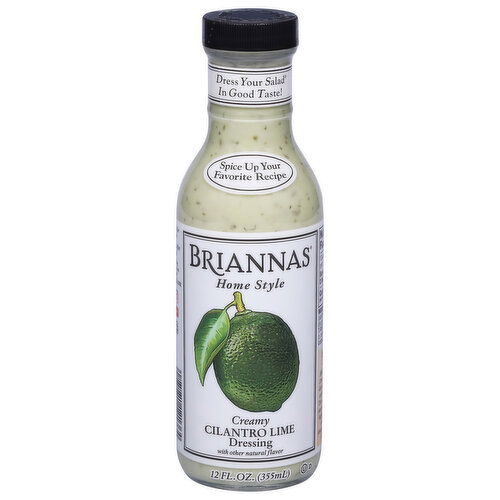 Briannas Home Style Creamy Cilantro Lime Dressing