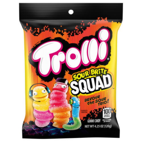 Trolli Sour Brite Squad Gummi Candy