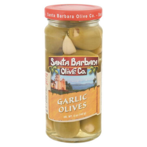 Santa Barbara Olive Co. Olives, Garlic