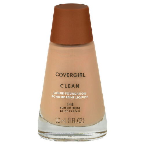 CoverGirl Clean Liquid Foundation, Perfect Beige 148