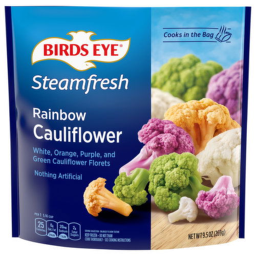 Birds Eye Steamfresh Rainbow Cauliflower, Frozen Vegetables