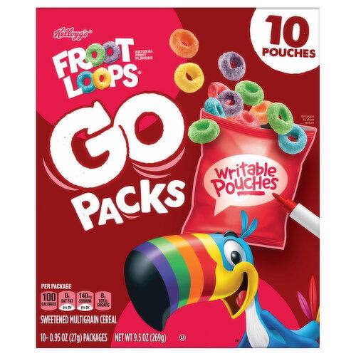 Froot Loops Cereal, Go Packs