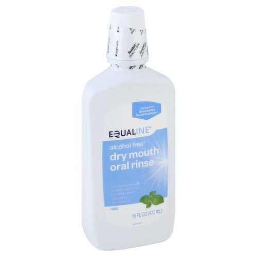 Equaline Oral Rinse, Dry Mouth, Alcohol Free, Mint