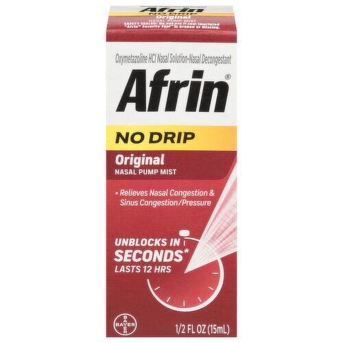 Afrin Nasal Pump Mist, Original