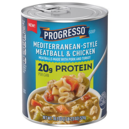 Progresso Mediterranean-Style Meatball & Chicken Soup