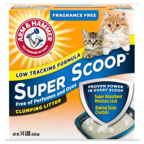 Arm & Hammer Super Scoop Fragrance Free Clumping Cat Litter