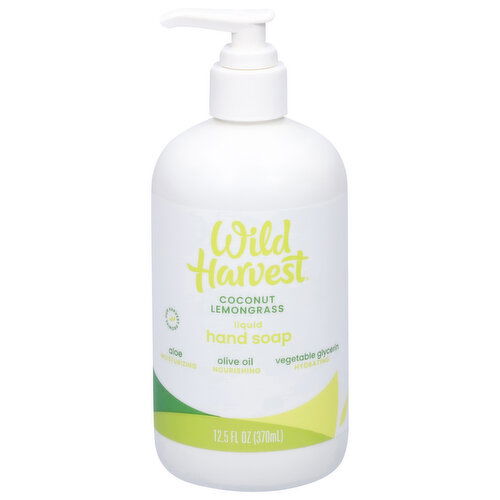 Wild Harvest Hand Soap, Coconut Lemongrass, Liquid