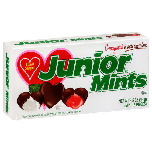 Junior Mints Mints, Heart Shaped