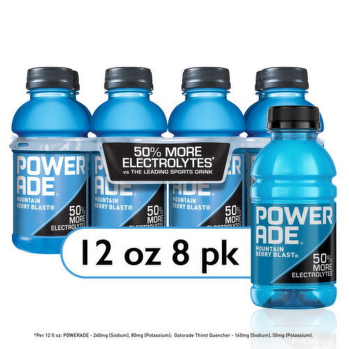 Powerade  Mountain Berry Blast Electrolyte Sports Drink