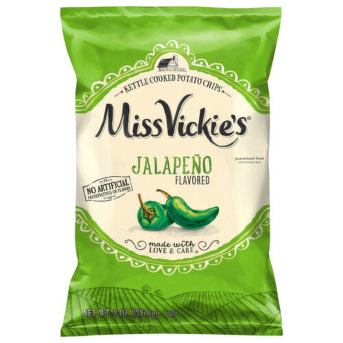 Miss Vickie's Kettle Cooked Jalapeno Flavored Potato Chips
