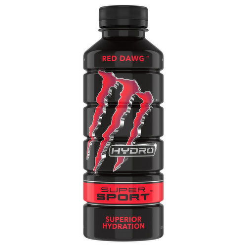 Monster Hydro Super Sport Red Dawg Energy Drink