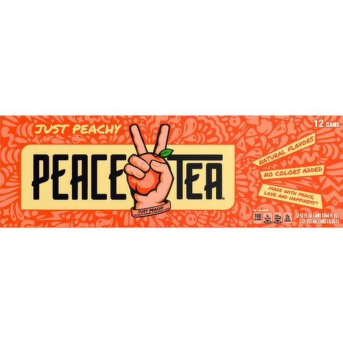 Peace Tea Just Peachy Fridge Pack Cans