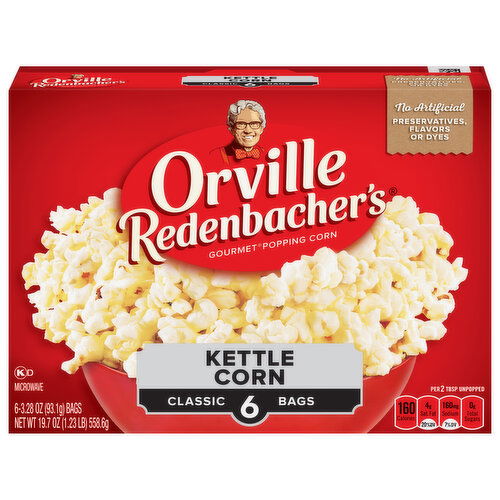 Orville Redenbacher's Kettle Corn Microwave Popcorn
