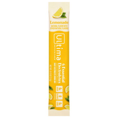 Ultima Replenisher Electrolyte Drink Mix, Lemonade, Daily