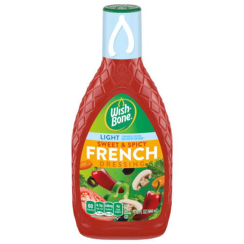 Wish-Bone Dressing, Sweet & Spicy, French, Light