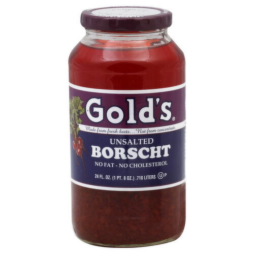 Gold's Borscht, Unsalted