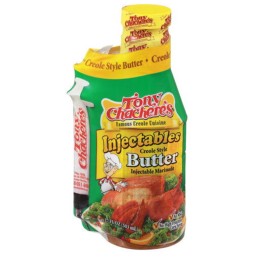 Tony Chachere's Marinade, Butter, Creole Style, Injectable