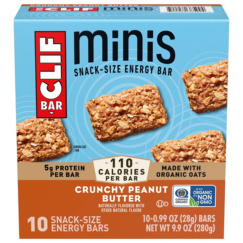 Clif Bar Minis Snack-Size Crunchy Peanut Butter Energy Bars