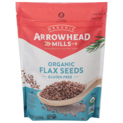 Arrowhead Mills Flax Seeds, Organic, Gluten Free