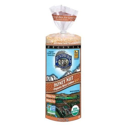 Lundberg Honey Nut Organic Rice Cakes