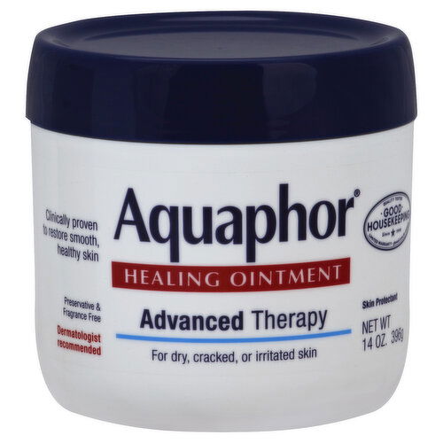 Aquaphor Healing Ointment, Advanced Therapy, for Dry, Cracked, or Irritated Skin