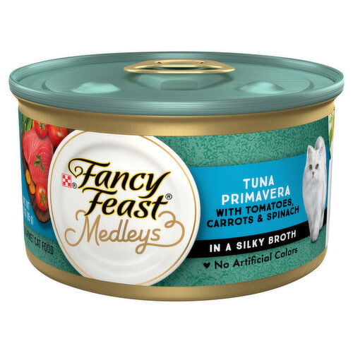 Fancy Feast Medleys Cat Food, Gourmet, Tuna Primavera