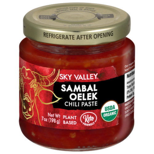 Sky Valley Chili Paste, Sambal Oelek