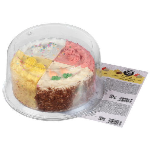 Rich's Carrot, Lemon, Strawberry & White Variety Cake