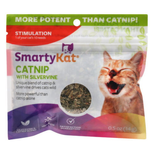 SmartyKat Catnip, with Silvervine