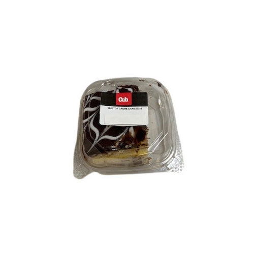 Cub Bakery Boston Crème Cake Slice 