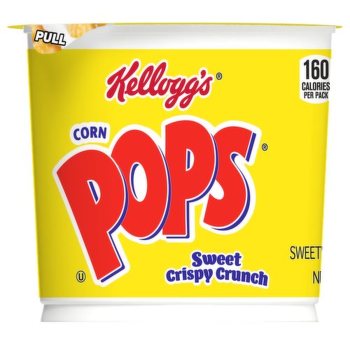 Corn Pops Cold Breakfast Cereal, Original, Single Serve