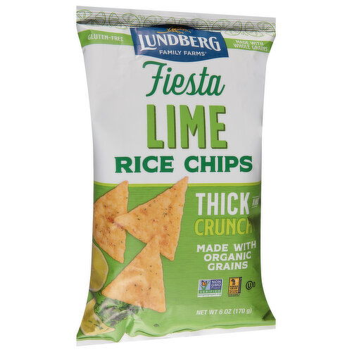 Lundberg Family Farms Rice Chips, Fiesta Lime