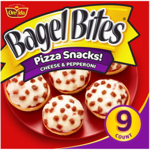 Bagel Bites Cheese & Pepperoni Mini Pizza Bagel Frozen Snacks