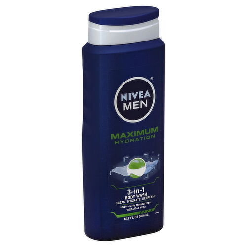 Nivea Men Body Wash, Maximum Hydration