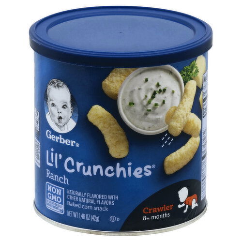 Gerber Lil' Crunchies, Ranch, Crawler (8+ Months)