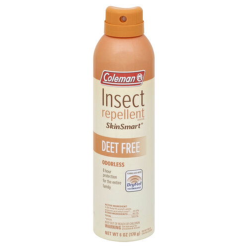 Coleman SkinSmart Insect Repellent, Aerosol, Odorless