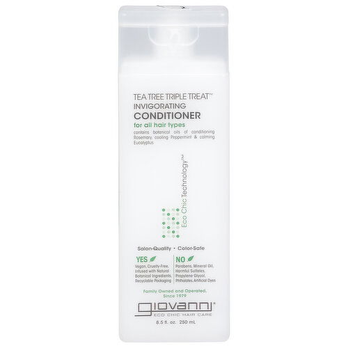 Giovanni Conditioner, Invigorating, Tea Tree Triple Treat