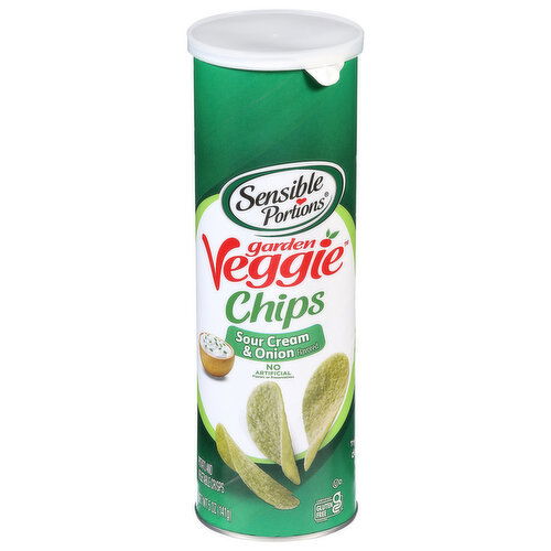 Sensible Portions Garden Veggie Sour Cream & Onion Flavored Chips