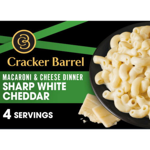 Cracker Barrel Sharp White Cheddar Macaroni & Cheese Dinner