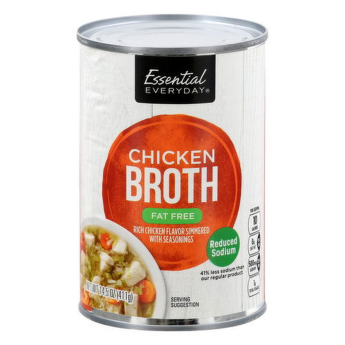 Essential Everyday Broth, Fat Free, Chicken