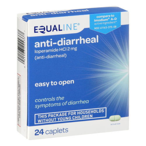 Equaline Anti-Diarrheal, 2 mg, Caplets